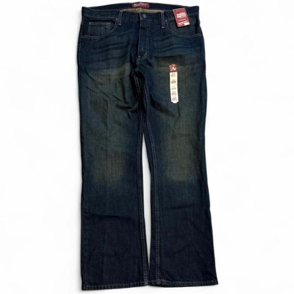 Arizona Jean Co. Original Bootcut Jeans Men's 36x32 Dark Wash